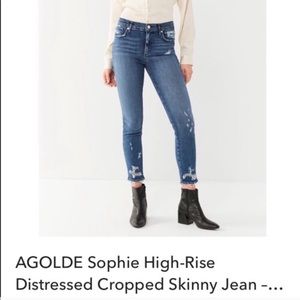 AGOLDE jeans. Like new. Size 28, tag cut out.